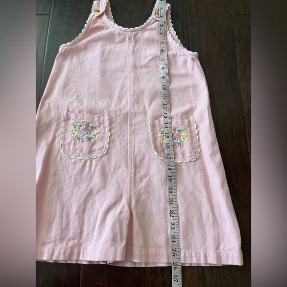 Louise Misha Girls Romper w/floral pockets Size 8 - Picture 6 of 8